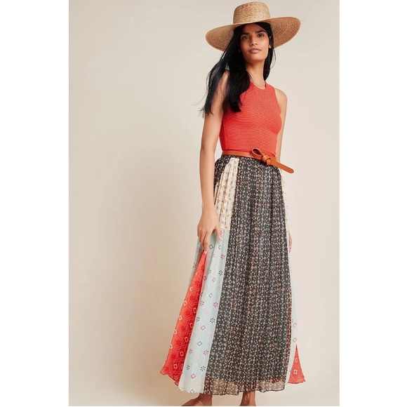 Verb Pallavi Singhee Margot Pleated Maxi Skirt - Picture 2 of 7